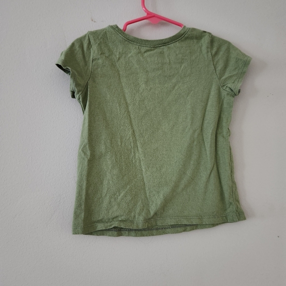 The Children's Place Green Short Sleeve Tee Size 3T Girks Love My Mommy - Picture 2 of 3